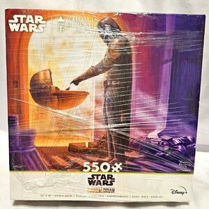 BRAND NEW DISNEY MANDALORIAN Thomas Kinkade 550 Pieces Puzzle Lucas STAR…